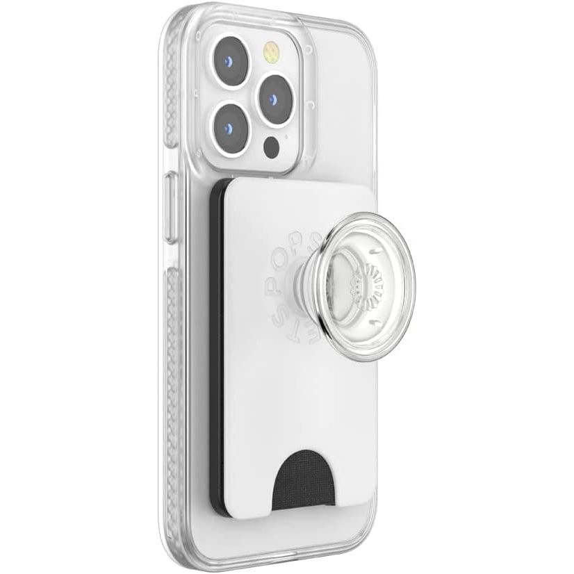 Buy PopSockets,PopSockets Card Holder For Magsafe - Clear White - Gadcet UK | UK | London | Scotland | Wales| Ireland | Near Me | Cheap | Pay In 3 | Mobile Phone Accessories